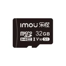 Imou microSD card, 32 GB capacity, labeled V10 S1 on a dark card surface
