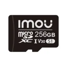 Imou 256GB microSDXC memory card with S1 rating, black with white logo
