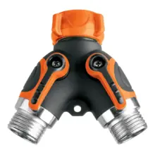 Conector “Y” 3/4″ Metálico Para Manguera Truper 102248