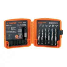 Brocas Con Machuelo Para Metal 6 Uds. Truper 102335