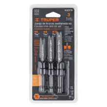 Brocas Avellanadoras 3.5 mm A 5 mm 3 Uds. Truper 102378