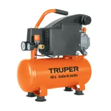 Compresor Lubricado 10 L 2 Hp Horizontal 127V Truper 103030