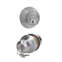 Combo Cerradura De Pomo Cilindrico Bolafunción Doble Prolok
