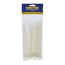 Sujetador De Plástico 100 x 2.5 mm (100 Pzas) Natural Surtek