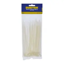 Sujetador De Plástico 165 x 2.5 mm (100 Pzas) Natural Surtek