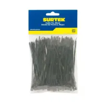 Sujetador De Plástico 165 x 2.5 mm (100 Pzas) Negro Surtek