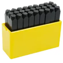 Letras De Golpe Para Marcado De Piezas 8 mm Surtek