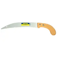 Serrucho De Poda Profesional Curvo 14" Mango Madera Surtek