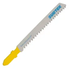 Segueta Sierra Caladora "T" 100  mm 8 Dientes 5 Pzas Surtek