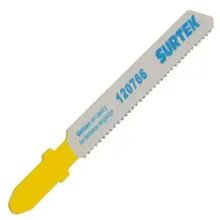 Segueta Sierra Caladora "T" 76  mm 18 Dientes 5 Pzas Surtek