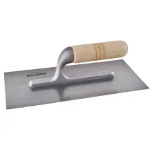 Llana Lisa De Acero 6 Remaches Mango Madera 11"x 5" Surtek