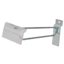 Gancho Para Panel Ranurado Con Preciador Plástico 4" Surtek