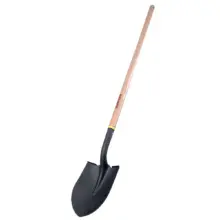 Pala De Tronco Redonda En "D" Mango Largo De Madera Surtek