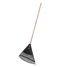 Escoba Plástica Para Jardín 22 Dientes Negro Surtek