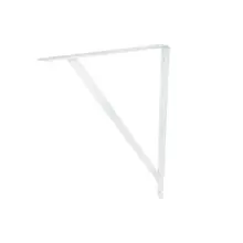 Repisa Con Soporte En Acero Blanco 10x 16" Surtek