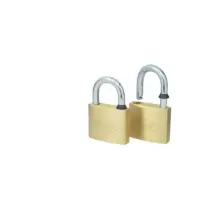 Candados Gancho Corto 40 mm Latón (Jgo. 2 Pzas.) Lock