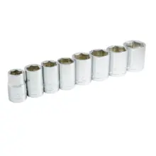 Copas En Pulgadas 1/2" En Riel (Jgo. 8 Pzas.) Foy