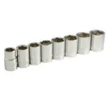 Copas Métricas De 1/2" En Riel (Jgo. 8 Pzas.) Foy