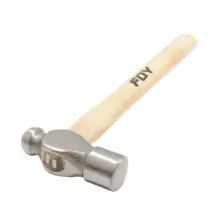 Martillo De Bola Acero Cromo Mango De Madera 16  oz Foy