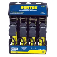 Sujetadores Y Tensores Matraca 4.5M (Jgo. 4 Pzas.) Surtek