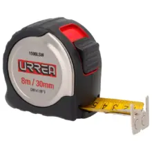 Flexómetro Con Carcasa  Acero Inoxidable 8 m x 30 mm Urrea