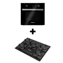 Combo Estufa de Empotrar SQ 6778 + Horno HG 2560 Challenger