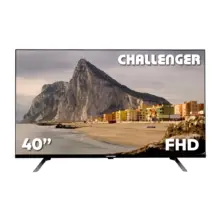 Televisor 40" HDR Google Tv Con WiFi Y Soporte Challenger
