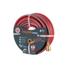Manguera 1/2″ 25 m 4 Capas Conexiones Metal Truper 19793