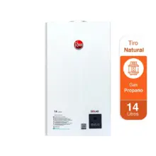 Calentador de Agua Rheem T/Natural GLP 14 Litros Digital