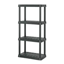 Estante Plástico 4 Repisas Cap. 45 Kg 125x38x61 Pretul 20682