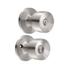 Cerradura De Pomo Copa Para Baño Acero Llave Estándar Lock