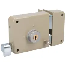 Cerradura De Sobreponer Derecha Llave De Puntos En Caja Lock