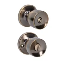 Cerradura De Pomo Copa Para Baño Latón Llave Estándar Lock