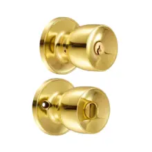 Cerradura De Pomo Copa Para Baño Con Llave Estándar Lock