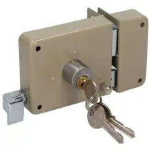 Cerradura De Sobreponer Derecha Clásica Llave Estándar Lock