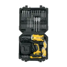 Taladro Percutor Inalámbrico 1/2" 20V + 32 Accesorios Pretul