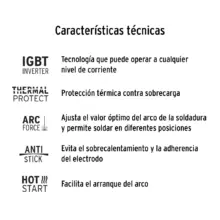 Mini Soldadora Inversora 130A Serie 300 Pretul 29019