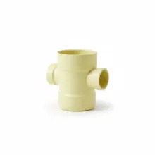 Tee Sanitaria Doble Reducida 2×1-1/2″ PVC Celta 2905211