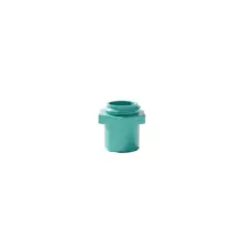 Adaptador Conduit Roscado + Tuerca PVC 1/2″ Verde Celta