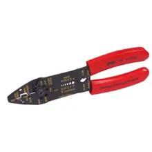 Alicate Pelacable Poncha Terminales 10-22 AWG 8-3/4" Urrea