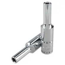 Copa Larga 6 Puntas Acero Cromo Cuadro 1/4"x6 mm Urrea