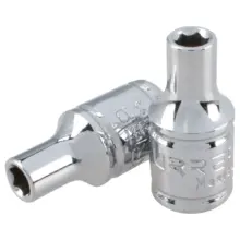 Copa Corta 6 Puntas Acero Cromo Cuadro 1/4"x7/32" Urrea