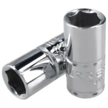 Copa Corta 6 Puntas Acero Cromo Cuadro 1/4"x13 mm Urrea
