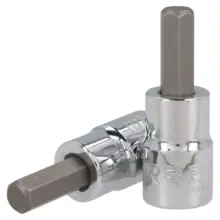 Copa Punta Hexagonal Acero Cromo Cuadro 3/8"x 8 mm Urrea