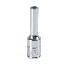 Copa Larga 6 Puntas Acero Cromo Cuadro 3/8"x1/4" Urrea