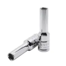 Copa Larga 6 Puntas Acero Cromo Cuadro 3/8"x9 mm Urrea