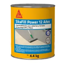 Sika Fill 12 Power Impermeabilizante Techos Blanco 4.4 Kg