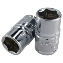 Copa Corta 6 Puntas Acero Cromo Cuadro 3/8"5/16" Urrea