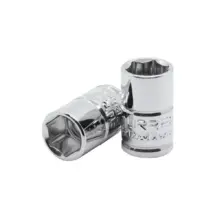 Copa Corta 12 Puntas Acero Cromo Cuadro 3/8"x13 mm Urrea