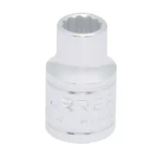 Copa Corta 12 Puntas Acero Cromo Cuadro 3/8"x7/16" Urrea